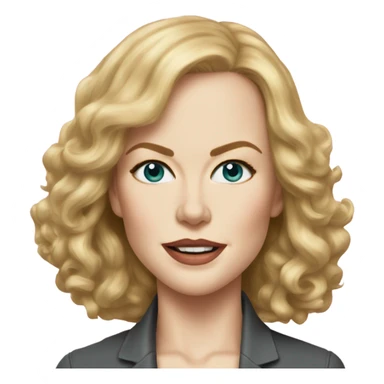 Nicole kidman realistic sticker
