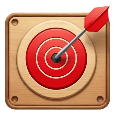 Moving target board with blinking light sticker