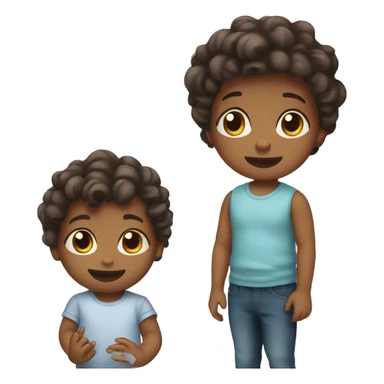 two baby bestfriends sticker