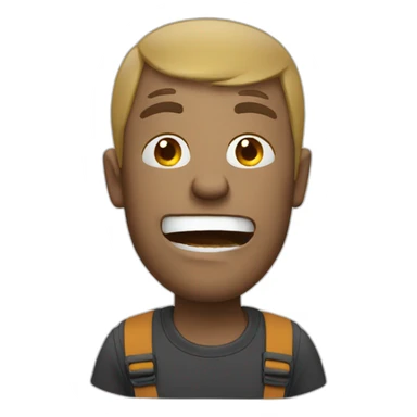 Crazy in the head sticker