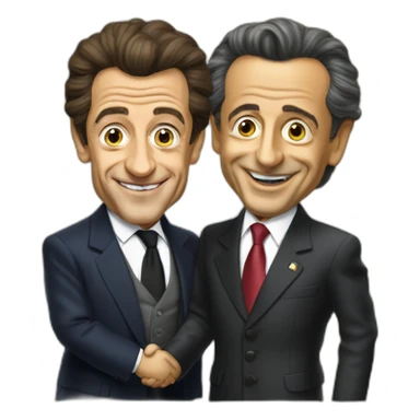 sarkozy thanking khaddafi for the financing of his 2012 campaign sticker