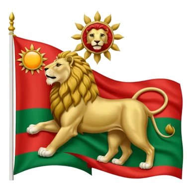پرچم دوره پهلوی sticker