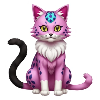 Persian-Liepard-Delcatty-Pokémon-fusion sticker