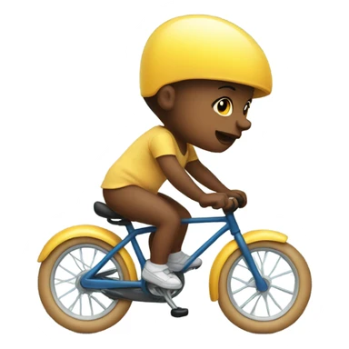 Baby on a bike sticker
