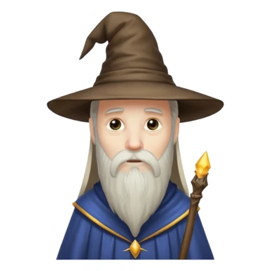 sad wizards in hat sticker