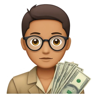 tobi with money sticker