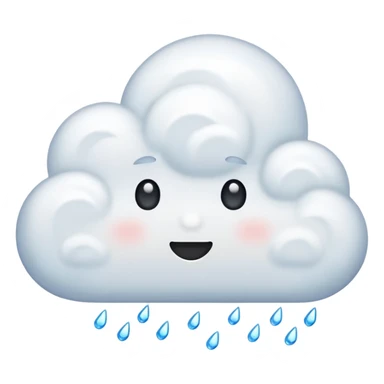 cloud with sparkles  sticker