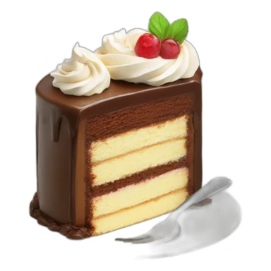 Mont blanc cake sticker