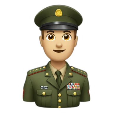 Saludo militar sticker