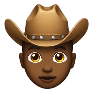 Cowboy baby sticker
