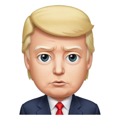 Trump without a brain sticker