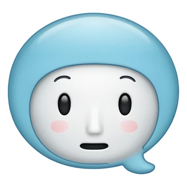 empty thought bubble, outlined, classic cartoon style, no face sticker