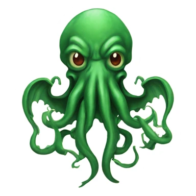 Cthulhu with phone  sticker