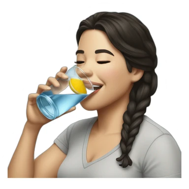 america ferrera drinking water sticker