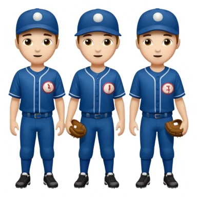 amigos jugando baseball solo hombres de un solo color  sticker