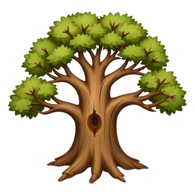 Tree with 2 branches  sticker