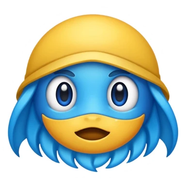 Um laço azul sticker