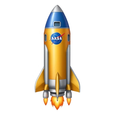 NASA Rocket sticker