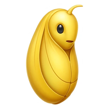  yellow chrysalis sticker
