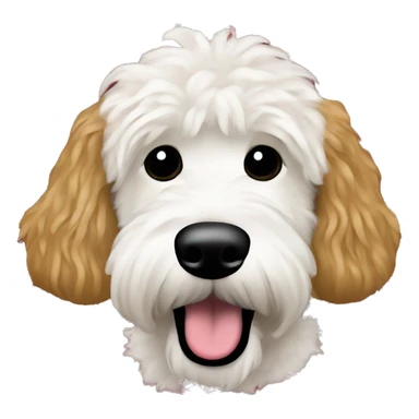 goldendoodle Olaf Snowman Christmas sweater sticker