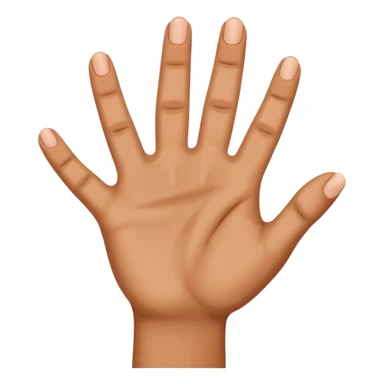 Hand reaching sticker