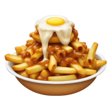 Poutine qui mange de la patine  sticker