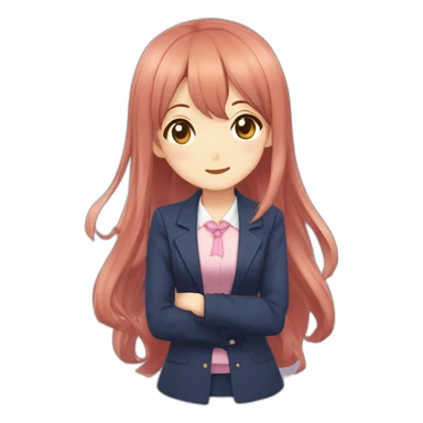 Monika doki doki literature club sticker
