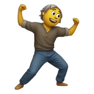 dancing pica sticker