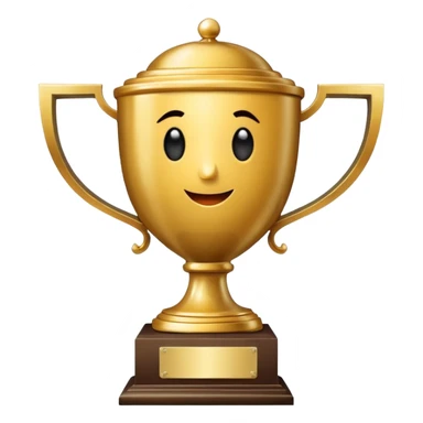 A trophy for Croatian championship sticker