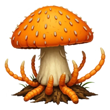 cordyceps mushroom sticker