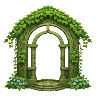 elven arbor, bindweed, ivy sticker