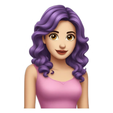 violetta beautiful girl sticker