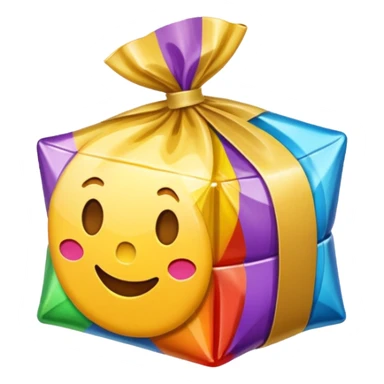 un bonbon emballé  sticker