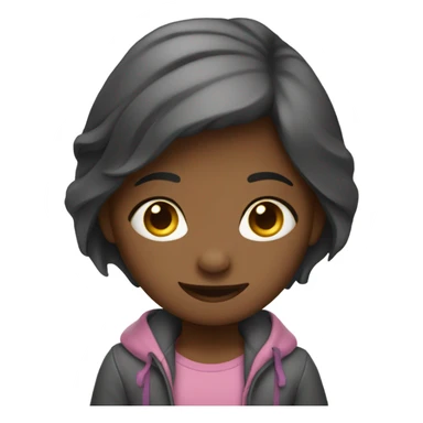 Girl in child’s pose sticker