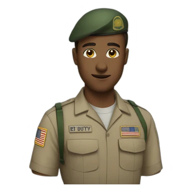 support-duty sticker