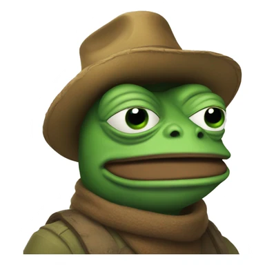 pepe the frog in adventador svj sticker