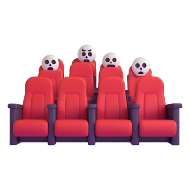 haunted cinema sticker
