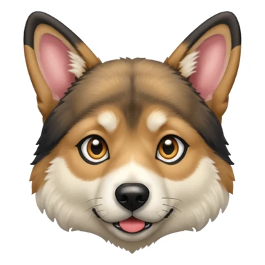 German shepherd husky mix sticker