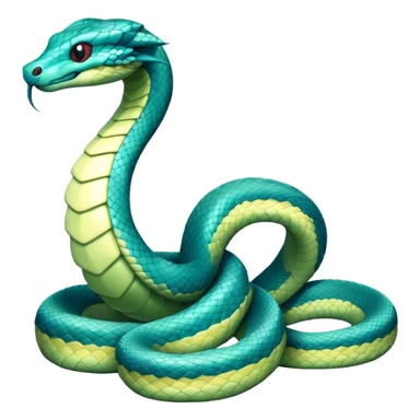 Seviper-Dragonair-Snake-hybrid, full body sticker