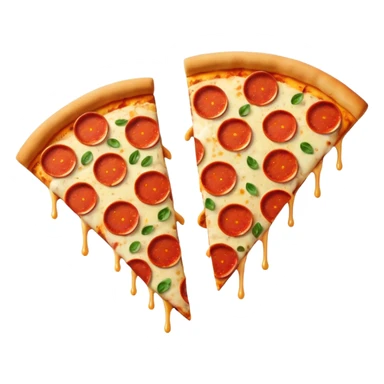 2 slices of pizza icons sticker