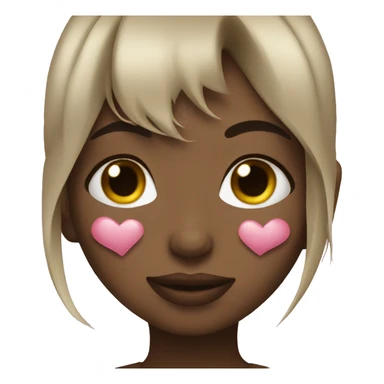 girl with kiss  sticker