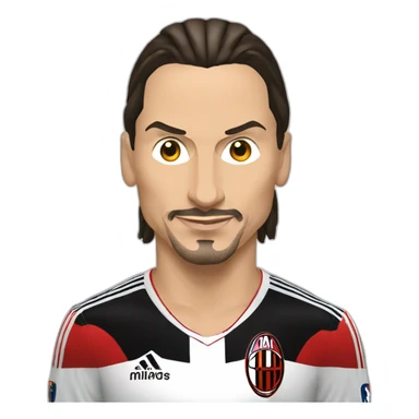 Zlatan Ibrahimovic AC Milan sticker