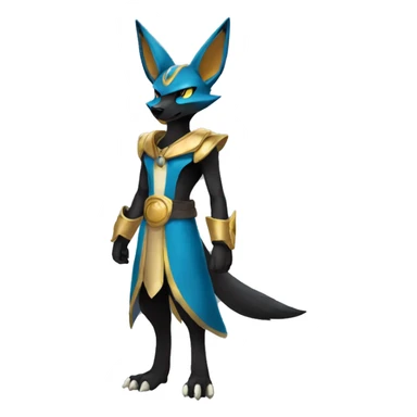 Lucario-Anubis full body sticker