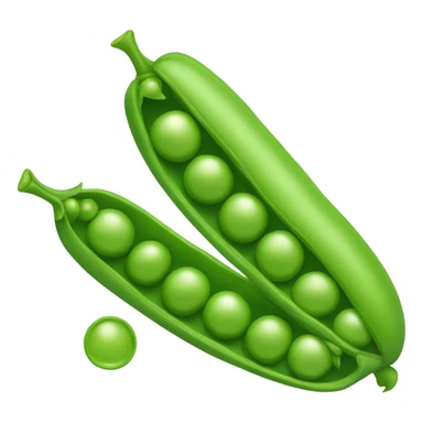 Pea pod sticker