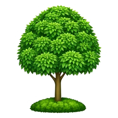 decorative garden bush sticker