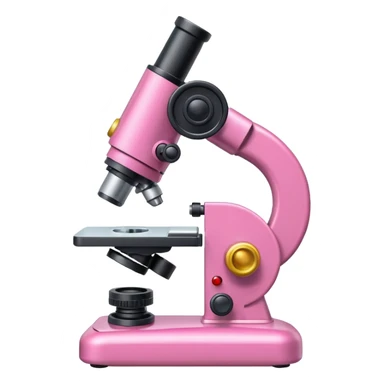 microscópio rosa sticker