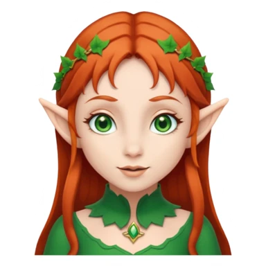 Redhead elf sticker