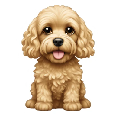Cavapoo that’s blonde sticker