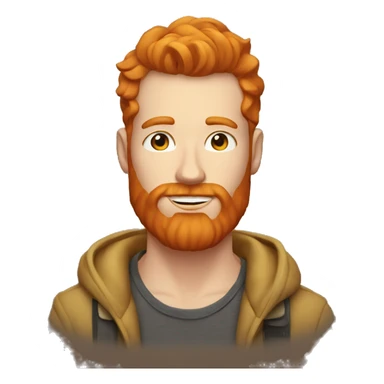 Ginger beard dj's sticker