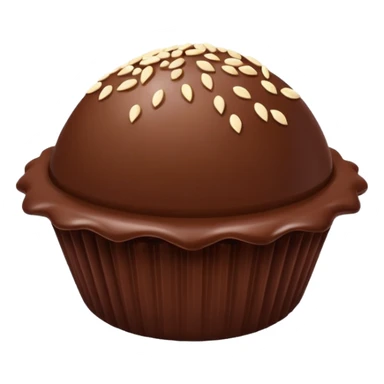 Doce chocolate brigadeiro sticker